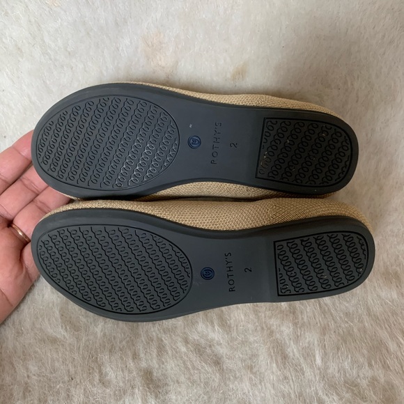 Gold Round Toe Rothys - Picture 3 of 6